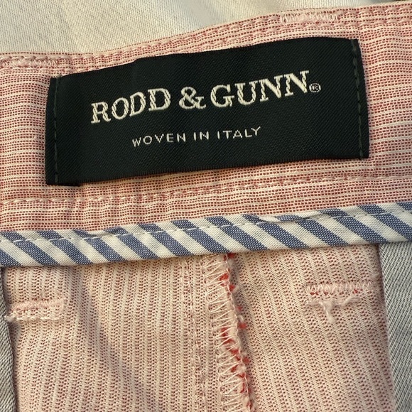 Rodd & Gunn Pink Flat Front Shorts Lightweight Casual Wear - Picture 11 of 13